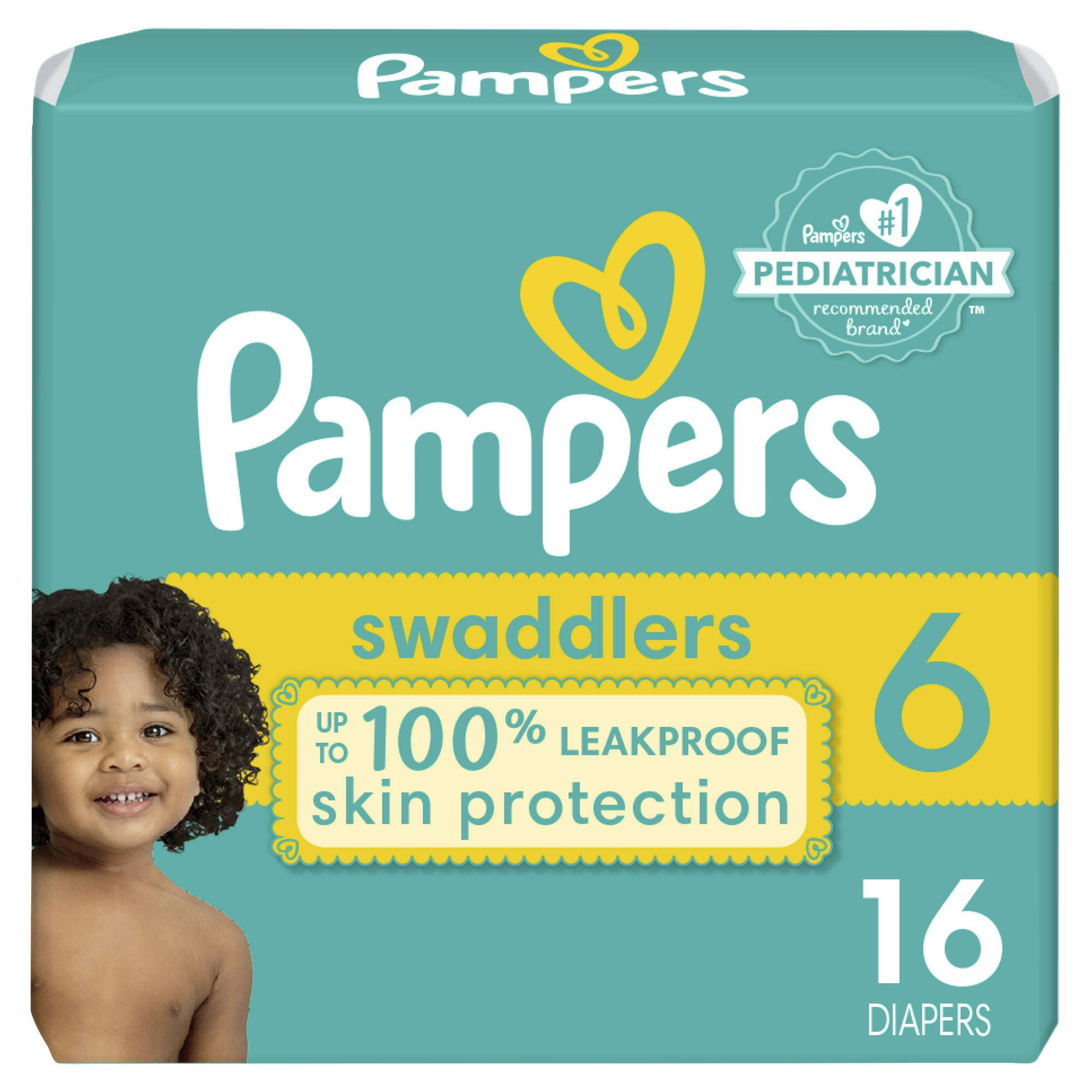 Pampers Swaddlers Diapers Size 6, 16 Count Pampers Swaddlers Diapers Size 6, 16 Count