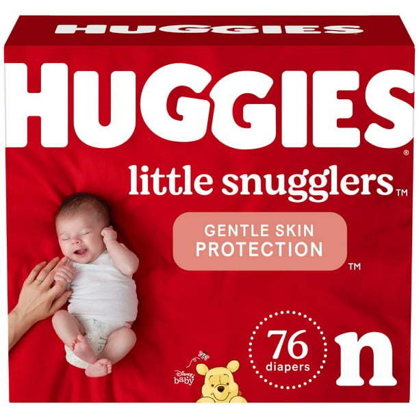 Huggies Little Snugglers Size Newborn; 76 Count Huggies Little Snugglers Size Newborn; 76 Count
