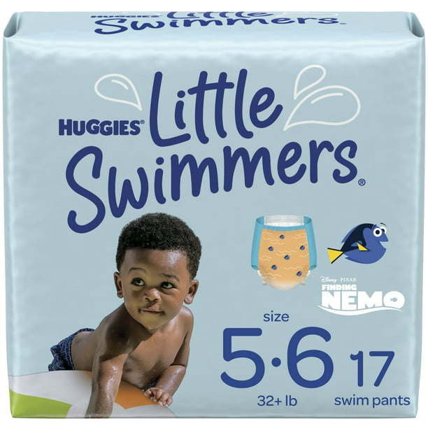 Huggies Little Swimmers Swim Diapers Size 5-6; Large; Count 17 Huggies Little Swimmers Swim Diapers Size 5-6; Large; Count 17