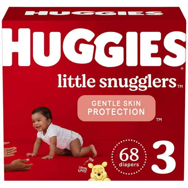 Huggies Little Snugglers Size 3; 68 Count Huggies Little Snugglers Size 3; 68 Count