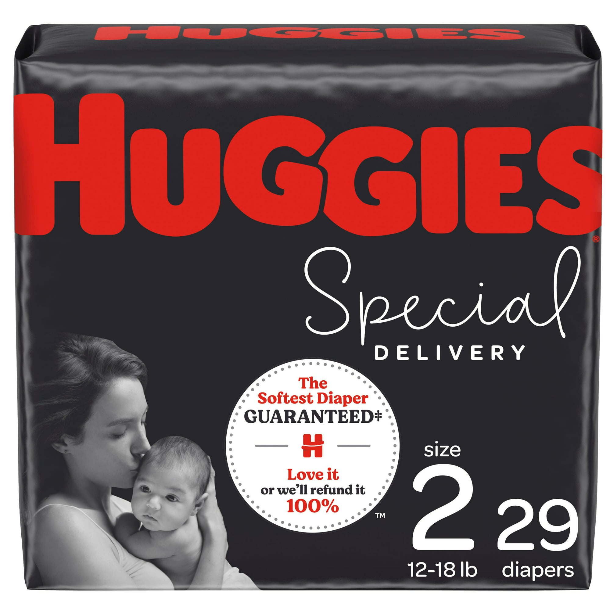 Huggies Special Delivery Hypoallergenic Baby Diapers Size 2; 29 Count Huggies Special Delivery Hypoallergenic Baby Diapers Size 2; 29 Count