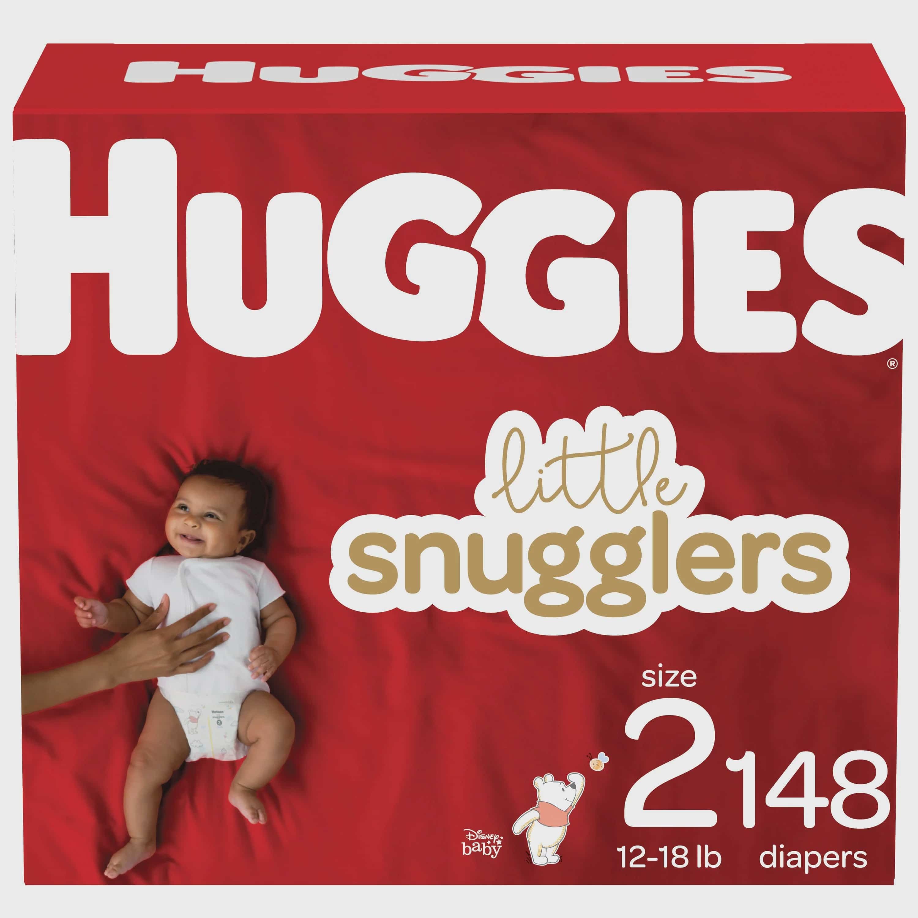 Huggies Little Snugglers Hypoallergenic and Latex-Free Diapers Size 2; Count 148 Huggies Little Snugglers Hypoallergenic and Latex-Free Diapers Size 2; Count 148