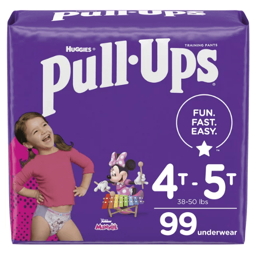 Pull-Ups Girls' Potty Training Underwear Size 6; 4T-5T; 99 Ct Pull-Ups Girls' Potty Training Underwear Size 6; 4T-5T; 99 Ct