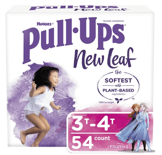 Pull-Ups Girls' New Leaf Training Pants Size 3T-4T; 54 Ct Pull-Ups Girls' New Leaf Training Pants Size 3T-4T; 54 Ct