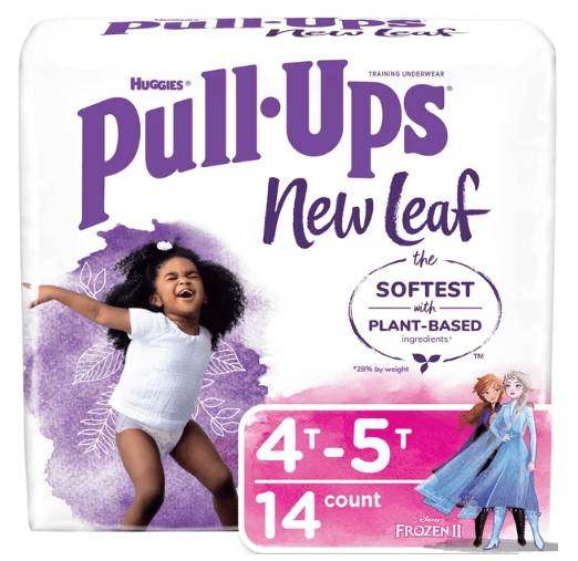 Pull-Ups Girls' New Leaf Training Pants Size 4T-5T; 14 Ct Pull-Ups Girls' New Leaf Training Pants Size 4T-5T; 14 Ct