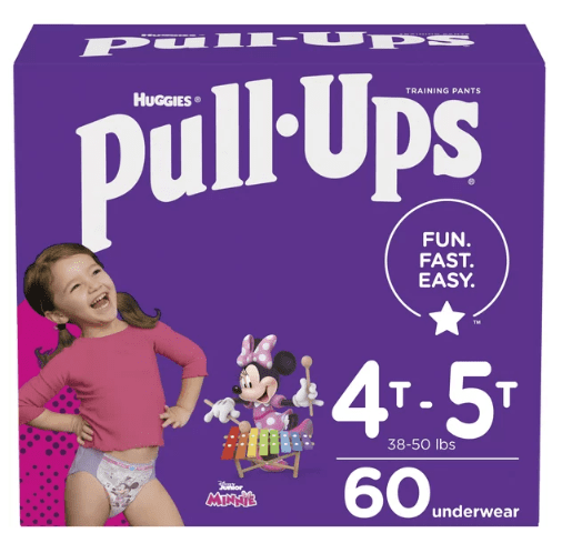 Pull-Ups Girls' Potty Training Underwear Size 6; 4T-5T; 60 Ct Pull-Ups Girls' Potty Training Underwear Size 6; 4T-5T; 60 Ct