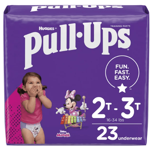 Pull-Ups Girls' Potty Training Underwear Size 4; 2T-3T; 23 Ct Pull-Ups Girls' Potty Training Underwear Size 4; 2T-3T; 23 Ct