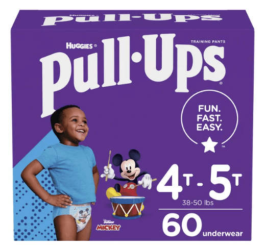 Pull-Ups Boys' Potty Training Underwear Size 6; 4T-5T; 60 Ct Pull-Ups Boys' Potty Training Underwear Size 6; 4T-5T; 60 Ct