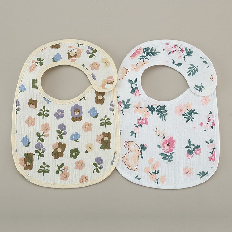 Thin Kids' Bib Pure Cotton Waterproof Gauze Saliva Towel Thin Kids' Bib Pure Cotton Waterproof Gauze Saliva Towel